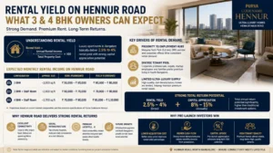 rental yield on Hennur Road apartments